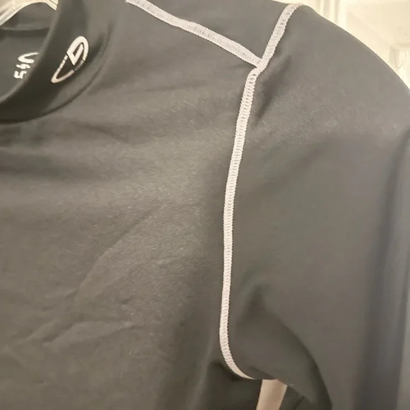 Champion Charcoal Long Sleeve Kids Tee - Picture 6 of 8